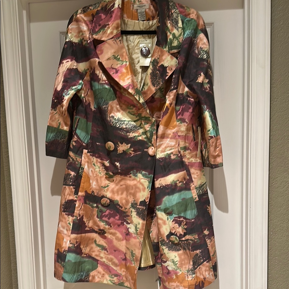 Vértigo Paris Multicolor Abstract coat XL